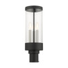 Livex Lighting 3 Lt Textured Black Outdoor Post Top Lantern - 20728-14