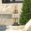 Livex Lighting 1 Lt Antique Brass Outdoor Post Top Lantern - 26902-01