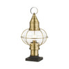 Livex Lighting 1 Lt Antique Brass Outdoor Post Top Lantern - 26905-01