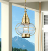 Livex Lighting 1 Lt Antique Brass Outdoor Pendant Lantern - 26910-01