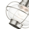 Livex Lighting 1 Lt Brushed Nickel Outdoor Pendant Lantern - 26910-91