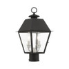 Livex Lighting 2 Lt Black Outdoor Post Top Lantern - 27216-04