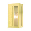 Livex Lighting 1 Lt Satin Brass  Outdoor Ada Wall Lantern - 27411-12