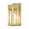 Livex Lighting 1 Lt Natural Brass Outdoor Wall Lantern - 27712-08