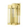 Livex Lighting 3 Lt Natural Brass Outdoor Wall Lantern - 27714-08