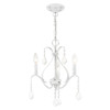 Livex Lighting 3 Lt Antique White Chandelier - 40843-60