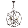 Livex Lighting 5 Lt Bronze Chandelier - 40905-07