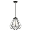 Livex Lighting 1 Lt Shiny Black Pendant - 41324-68