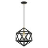 Livex Lighting 1 Lt Textured Black Pendant - 41328-14