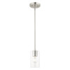 Livex Lighting 1 Lt Brushed Nickel Pendant - 45477-91