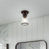 Livex Lighting 1 Lt Bronze Flush Mount - 45501-07