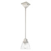 Livex Lighting 1 Lt Brushed Nickel Mini Pendant - 45561-91