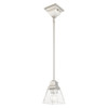 Livex Lighting 1 Lt Brushed Nickel Mini Pendant - 45561-91