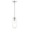 Livex Lighting 1 Lt Brushed Nickel Pendant - 45761-91