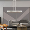 Livex Lighting 4 Lt Brushed Nickel Linear Chandelier - 45767-91