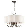 Livex Lighting 7 Lt  English Bronze Chandelier - 45807-92