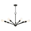 Livex Lighting 7 Lt Black Chandelier - 45837-04