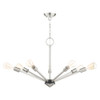 Livex Lighting 7 Lt Brushed Nickel Chandelier - 45837-91