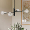 Livex Lighting 4 Lt Black Chandelier - 45864-04