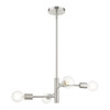 Livex Lighting 4 Lt Brushed Nickel Chandelier - 45864-91