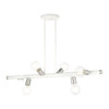 Livex Lighting 6 Lt White Linear Chandelier - 45866-03