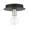 Livex Lighting 1 Lt Black Flush Mount - 45871-04