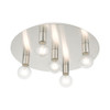 Livex Lighting 5 Lt Brushed Nickel Flush Mount - 45875-91