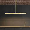 Livex Lighting 3 Lt Satin Brass  Linear Chandelier - 45897-12