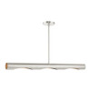 Livex Lighting 3 Lt Brushed Nickel Linear Chandelier - 45897-91