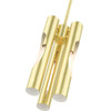 Livex Lighting 3 Lt Satin Brass  Pendant Chandelier - 45913-12