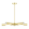 Livex Lighting 5 Lt Satin Brass  Chandelier - 45915-12