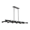 Livex Lighting 10 Lt Black Chrome Linear Chandelier - 45918-46