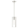 Livex Lighting 1 Lt Brushed Nickel Pendant - 45951-91