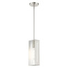 Livex Lighting 1 Lt Brushed Nickel Pendant - 45951-91