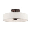 Livex Lighting 4 Lt Bronze Semi Flush Mount - 46037-07