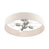 Livex Lighting 4 Lt Brushed Nickel Semi Flush Mount - 46038-91