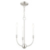 Livex Lighting 3 Lt Brushed Nickel Chandelier - 46063-91