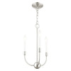 Livex Lighting 3 Lt Brushed Nickel Chandelier - 46063-91