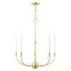 Livex Lighting 5 Lt Satin Brass Chandelier - 46065-12