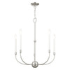 Livex Lighting 5 Lt Brushed Nickel Chandelier - 46065-91