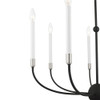 Livex Lighting 7 Lt Black Chandelier - 46067-04