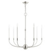 Livex Lighting 7 Lt Brushed Nickel Chandelier - 46067-91