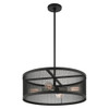 Livex Lighting 4 Lt Black Chandelier - 46214-04