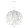 Livex Lighting 5 Lt Antique White Chandelier - 46235-60