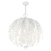 Livex Lighting 5 Lt Antique White Chandelier - 46235-60