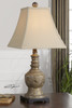 Uttermost Valtellina Taupe Gray Buffet Lamp