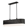 Livex Lighting 6 Lt Black Linear Chandelier - 46258-04