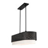 Livex Lighting 6 Lt Black Linear Chandelier - 46258-04