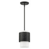 Livex Lighting 1 Lt Black Pendant - 46259-04