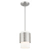 Livex Lighting 1 Lt Brushed Nickel Pendant - 46259-91